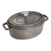 Staub 29 Cm Oval Cast Iron Cocotte Graphite-grey -Staub 40509 317 0 2