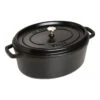 Staub 33 Cm Oval Cast Iron Cocotte Black -Staub 40509 322 0 1