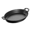 Staub 32 Cm Oval Cast Iron Oven Dish Black 1 Staub 32 Cm Oval Cast Iron Oven Dish Black -Staub 40509 342 0 1
