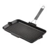 Staub 34 X 21 Cm Rectangular Cast Iron Grill Pan With Pouring Spout Black 1 Staub 34 X 21 Cm Rectangular Cast Iron Grill Pan With Pouring Spout Black -Staub 40509 343 0 000000659