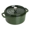 Staub 26 Cm Round Cast Iron Cocotte Basil-green 1 Staub 26 Cm Round Cast Iron Cocotte Basil-green -Staub 40509 356 0 1