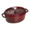 Staub 29 Cm Oval Cast Iron Cocotte Grenadine-red 1 Staub 29 Cm Oval Cast Iron Cocotte Grenadine-red -Staub 40509 364 0 1