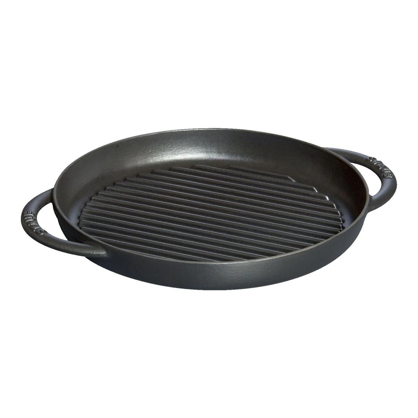 Staub 26 Cm Round Cast Iron Pure Grill Black 3 Staub 26 Cm Round Cast Iron Pure Grill Black