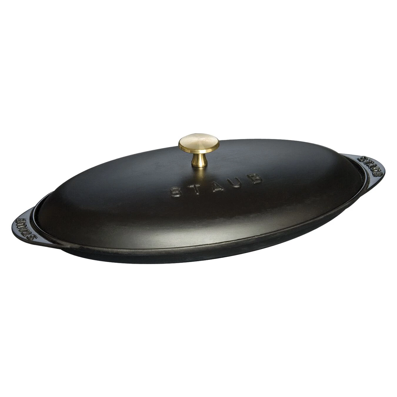 Staub 31 Cm Oval Cast Iron Oven Dish With Lid Black 8 Staub 31 Cm Oval Cast Iron Oven Dish With Lid Black - Image 6