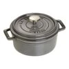 Staub 12 Cm Round Cast Iron Cocotte Graphite-grey -Staub 40509 474 0 1