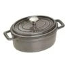 Staub 17 Cm Oval Cast Iron Cocotte Graphite-grey -Staub 40509 477 0 1