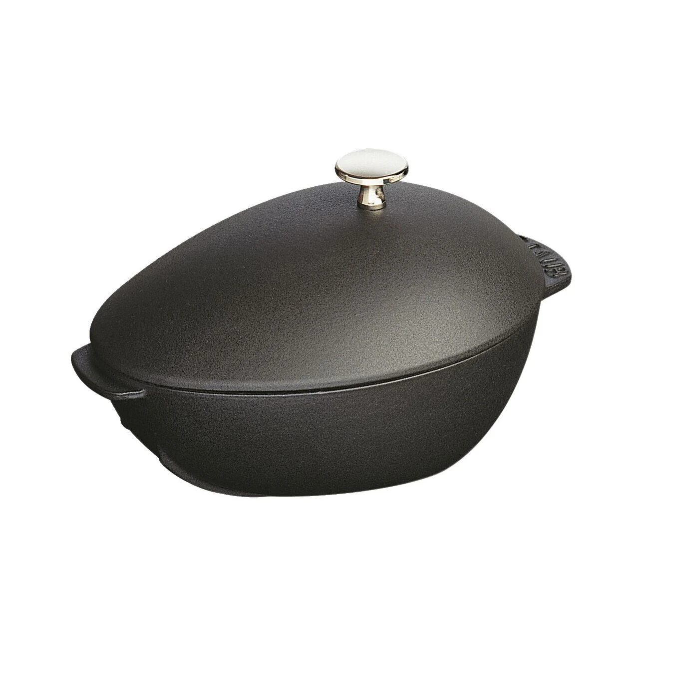 Staub 25 Cm Oval Cast Iron Mussel Pot Black 6 Staub 25 Cm Oval Cast Iron Mussel Pot Black - Image 4