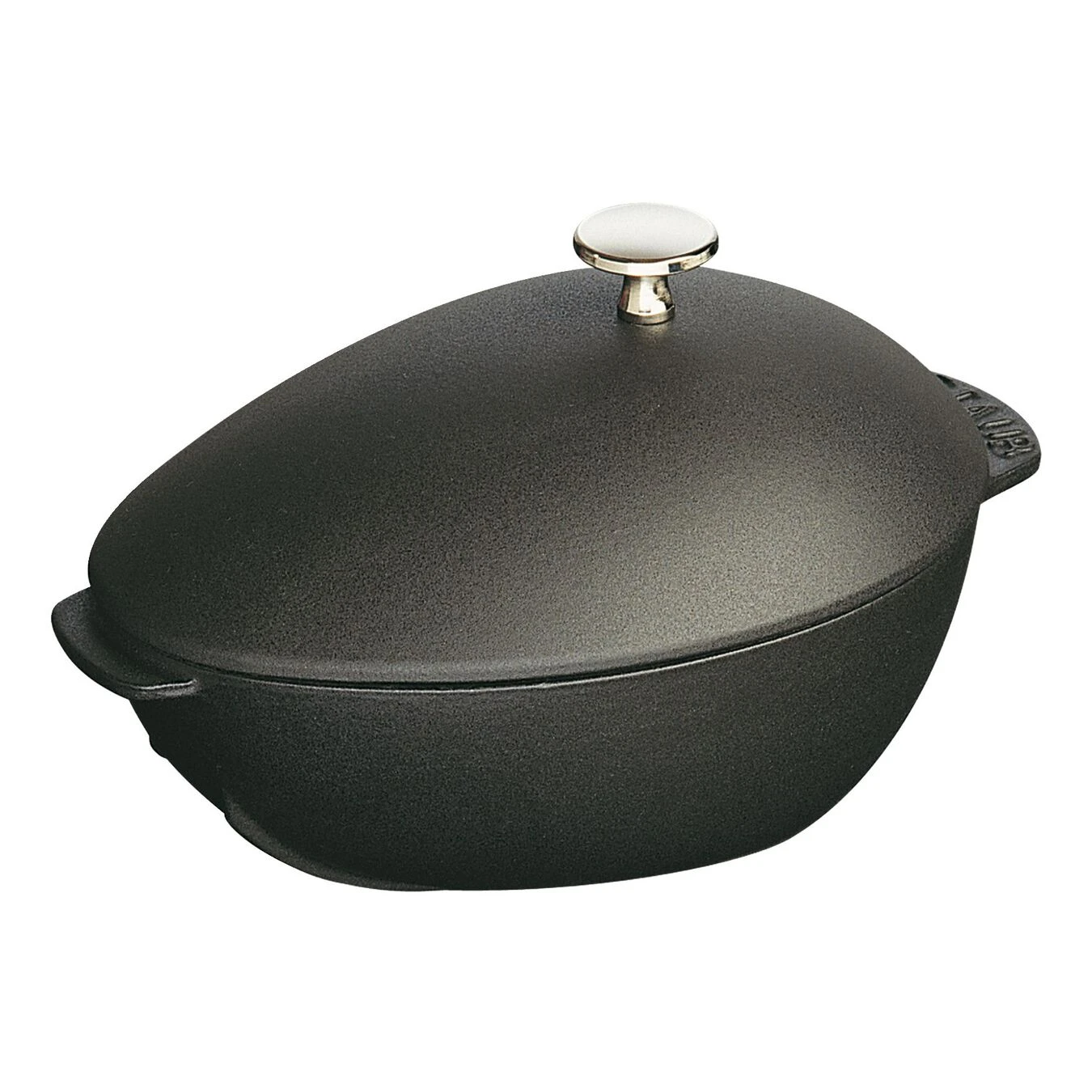 Staub 25 Cm Oval Cast Iron Mussel Pot Black 7 Staub 25 Cm Oval Cast Iron Mussel Pot Black - Image 5