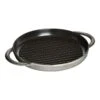 Staub 26 Cm Round Cast Iron Pure Grill Graphite-grey -Staub 40509 522 0 1