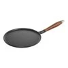 Staub 28 Cm Cast Iron Pancake Pan With Wooden Handle -Staub 40509 525 0 4