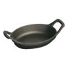 Staub 15 Cm Oval Cast Iron Oven Dish Black -Staub 40509 546 0 1