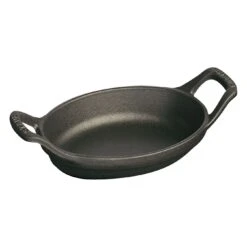 Staub 15 Cm Oval Cast Iron Oven Dish Black -Staub 40509 546 0 3