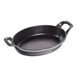 Staub 15 Staub 21 Cm Oval Cast Iron Oven Dish Graphite-grey