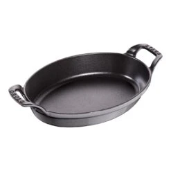 Staub 24 Cm Oval Cast Iron Oven Dish Graphite-grey