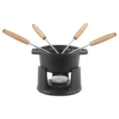 Staub 10 Cm Fondue Set Black -Staub 40509 587 0 000000875