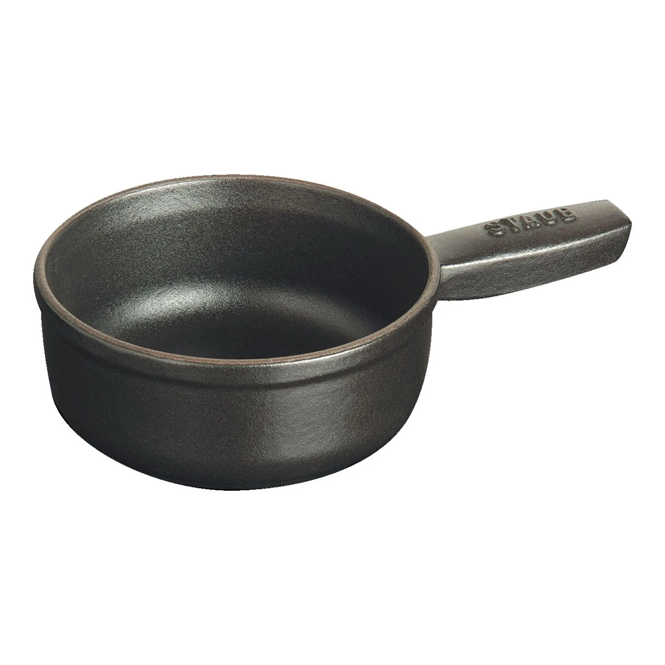 Staub 12 Cm Fondue Pot Black 3 Staub 12 Cm Fondue Pot Black