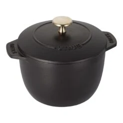 Staub 16 Cm Round Cast Iron Rice Cocotte Black