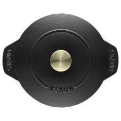 Staub 16 Cm Round Cast Iron Rice Cocotte Black -Staub 40509 655 0 2
