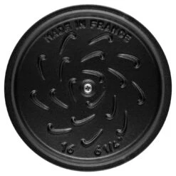 Staub 16 Cm Round Cast Iron Rice Cocotte Black -Staub 40509 655 0 6