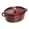 Staub 33 Cm Oval Cast Iron Cocotte Grenadine-red -Staub 40509 692 0 1
