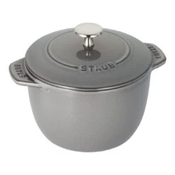 Staub 16 Cm Round Cast Iron Rice Cocotte Graphite-grey
