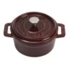 Staub 10 Cm Round Cast Iron Mini Cocotte Grenadine-red 1 Staub 10 Cm Round Cast Iron Mini Cocotte Grenadine-red -Staub 40509 805 0 1