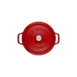 Staub 22 Cm Round Cast Iron Cocotte Cherry 10 Staub 22 Cm Round Cast Iron Cocotte Cherry -Staub 40509 814 0 2