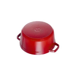 Staub 26 Cm Round Cast Iron Cocotte Cherry -Staub 40509 814 0 6 2