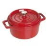 Staub 20 Cm Round Cast Iron Cocotte Cherry 2 Staub 20 Cm Round Cast Iron Cocotte Cherry -Staub 40509 820 0 2
