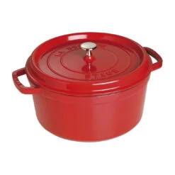 Staub 28 Cm Round Cast Iron Cocotte Cherry