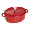 Staub 29 Cm Oval Cast Iron Cocotte Cherry -Staub 40509 857 0 1