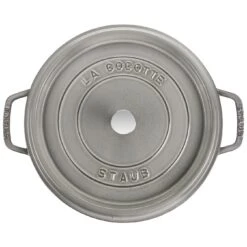 Staub 30 Cm Round Cast Iron Cocotte Graphite-grey -Staub 40509 862 0 000000887