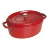 Staub 37 Cm Oval Cast Iron Cocotte Cherry -Staub 40509 872 0 1
