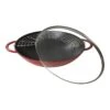 Staub 37 Cm Cast Iron Wok With Glass Lid Cherry 1 Staub 37 Cm Cast Iron Wok With Glass Lid Cherry -Staub 40509 898 0 1