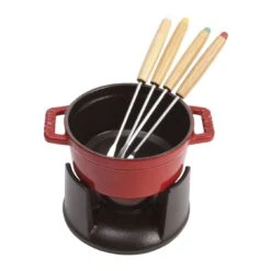 Staub 10 Cm Fondue Set Cherry 9 Staub 10 Cm Fondue Set Cherry -Staub 40509 900 0 2