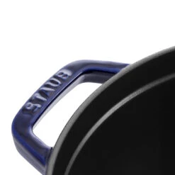 Staub 22 Cm Round Cast Iron Cocotte Dark-blue 8 Staub 22 Cm Round Cast Iron Cocotte Dark-blue -Staub 40510 265 0 3