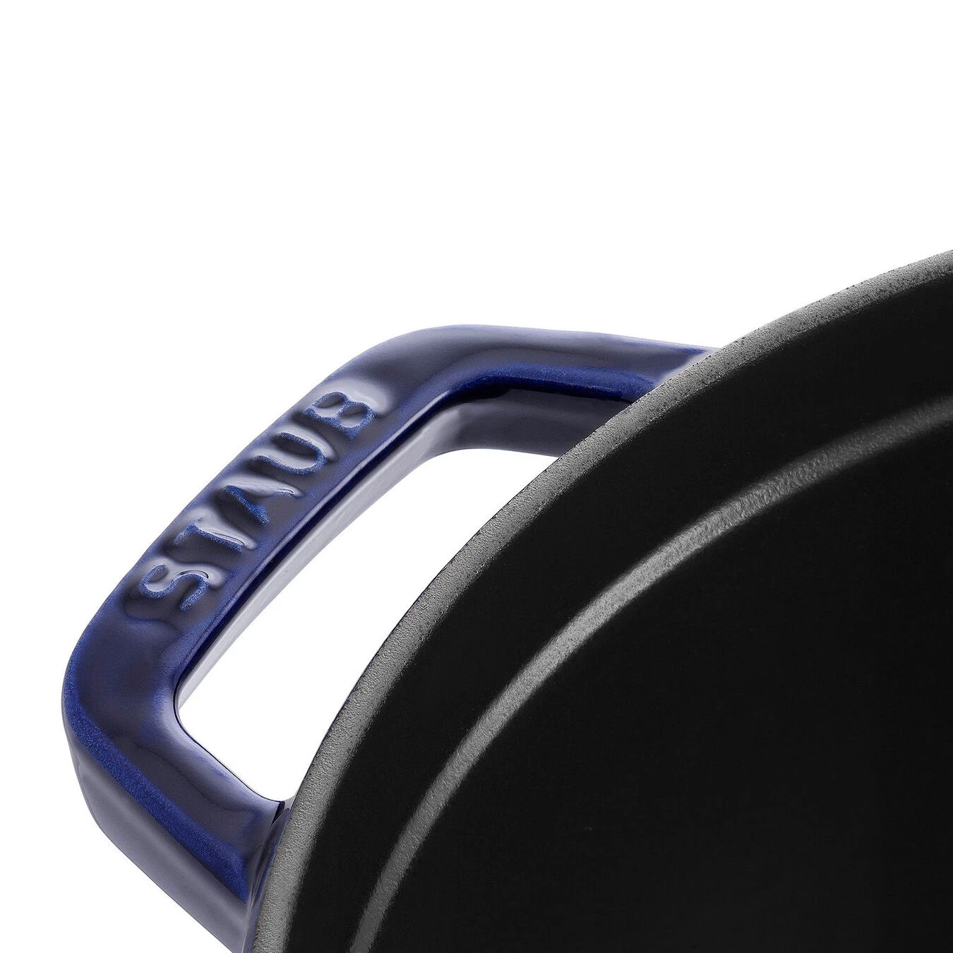 Staub 22 Cm Round Cast Iron Cocotte Dark-blue 5 Staub 22 Cm Round Cast Iron Cocotte Dark-blue - Image 3