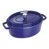 Staub 29 Cm Oval Cast Iron Cocotte Dark-blue -Staub 40510 288 0 1