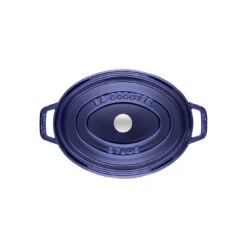 Staub 31 Cm Oval Cast Iron Cocotte Dark-blue -Staub 40510 288 0 2 1
