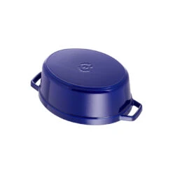 Staub 29 Cm Oval Cast Iron Cocotte Dark-blue 11 Staub 29 Cm Oval Cast Iron Cocotte Dark-blue -Staub 40510 288 0 6