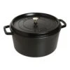 Staub 34 Cm Round Cast Iron Cocotte Black -Staub 40510 307 0 1