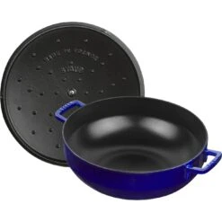 Staub 28 Cm Round Cast Iron Bouillabaisse Pot Dark-blue -Staub 40510 326 0 4