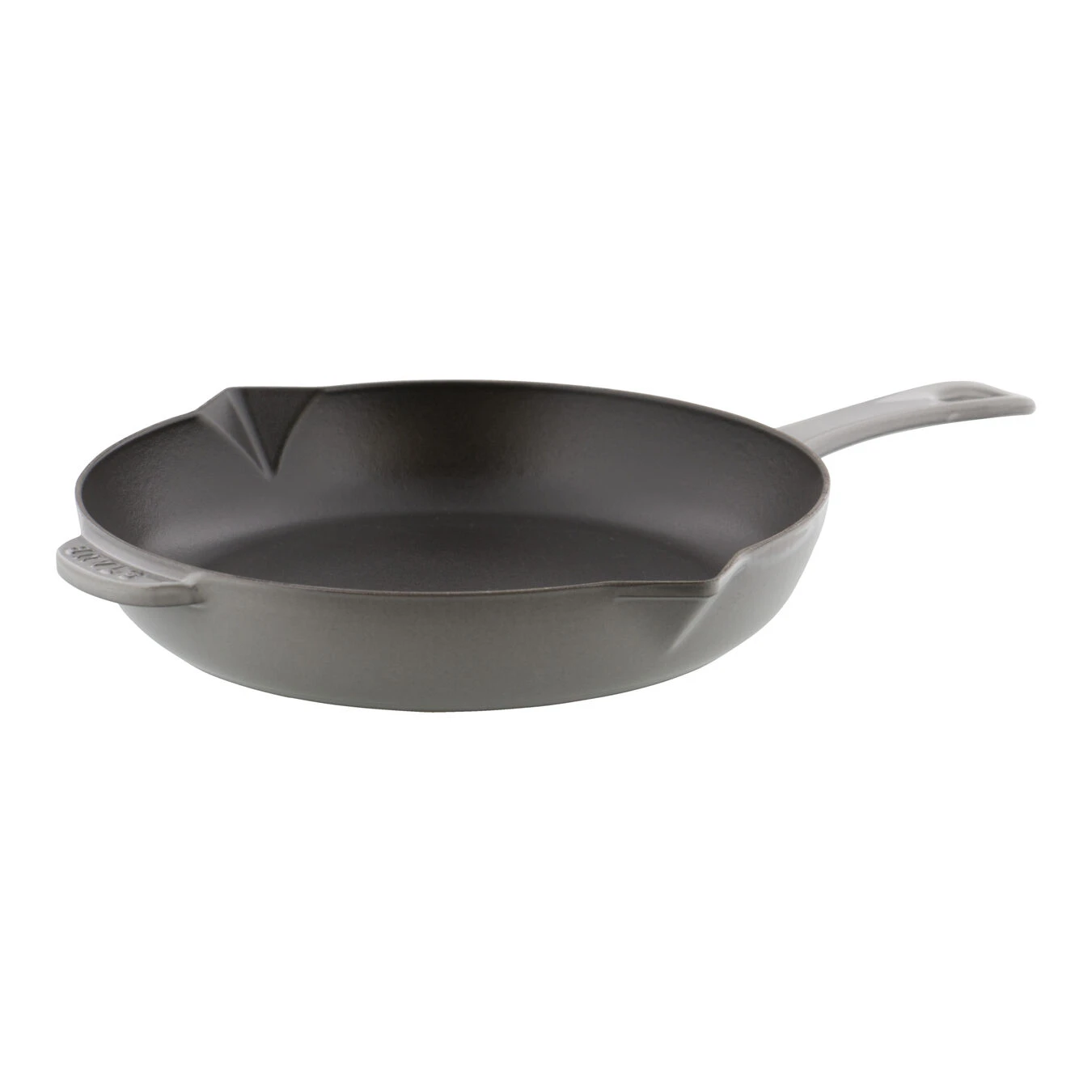Staub 26 Cm Cast Iron Frying Pan With Pouring Spout Graphite-grey 3 Staub 26 Cm Cast Iron Frying Pan With Pouring Spout Graphite-grey