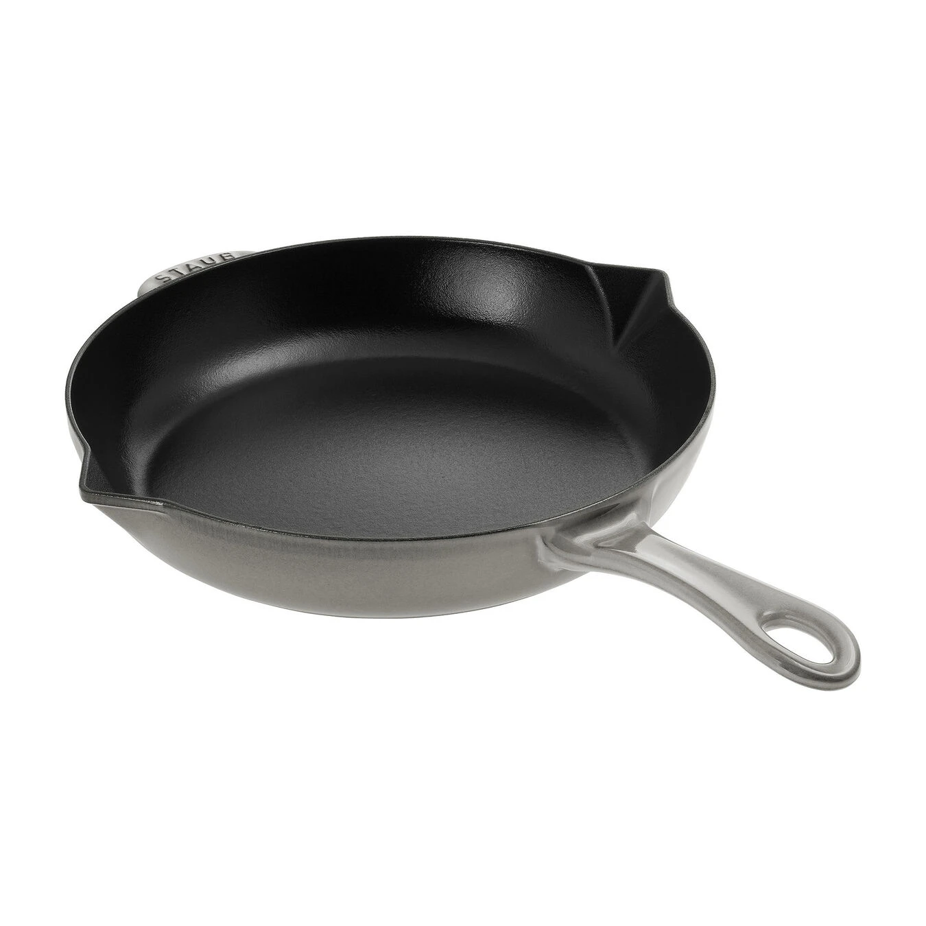 Staub 26 Cm Cast Iron Frying Pan With Pouring Spout Graphite-grey 4 Staub 26 Cm Cast Iron Frying Pan With Pouring Spout Graphite-grey - Image 2