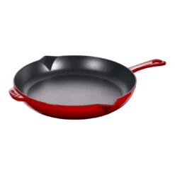 Staub 26 Cm Cast Iron Frying Pan With Pouring Spout Cherry