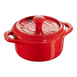 Staub 10 Cm Round Ceramic Mini Cocotte Cherry