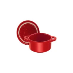 Staub 10 Cm Round Ceramic Mini Cocotte Cherry -Staub 40510 785 0 6