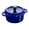 Staub 10 Cm Round Ceramic Mini Cocotte Dark-blue -Staub 40510 786 0 1