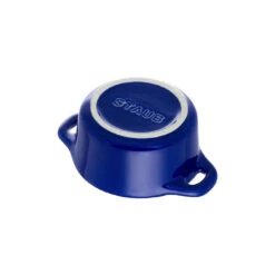 Staub 10 Cm Round Ceramic Mini Cocotte Dark-blue -Staub 40510 786 0 5