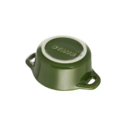 Staub 10 Cm Round Ceramic Mini Cocotte Basil-green 11 Staub 10 Cm Round Ceramic Mini Cocotte Basil-green -Staub 40510 787 0 5
